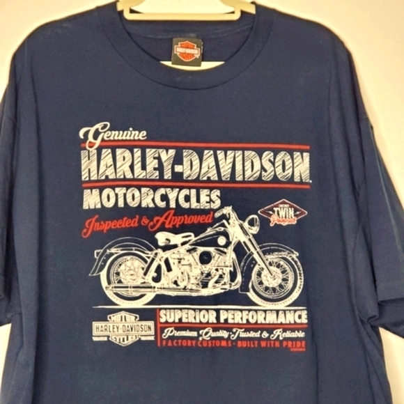 Harley Davidson Back and Front Graphic Tee Size 2XL Silverton Colorado Shirt - Picture 5 of 12